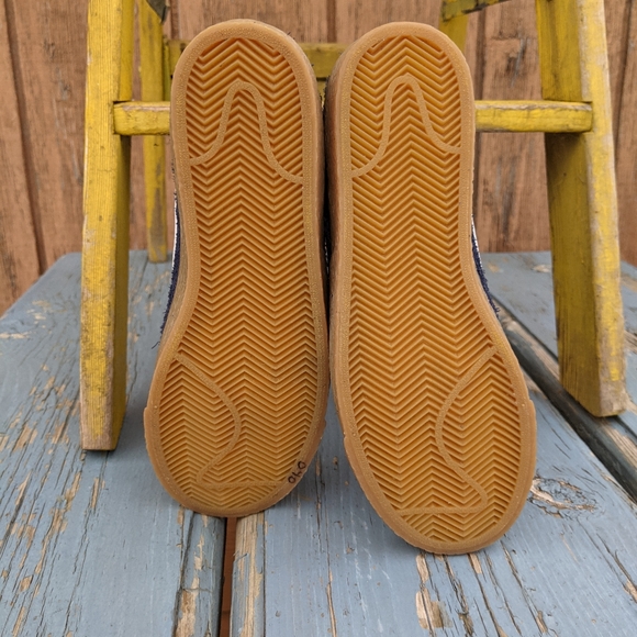 RARE Nike Navy Terry Cloth High Top Sneakers VGUC! - Picture 7 of 11